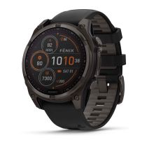 Garmin 010-02906-11 Herrenuhr fenix 8 Solar Saphirglas Silikonband 47mm 10ATM