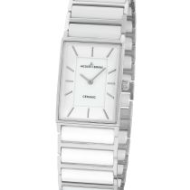 Jacques Lemans 1-1594E York Keramik Damenuhr 24mm 5ATM