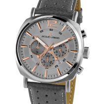 Jacques Lemans 1-1645.1L Lugano Chronograph Herrenuhr 46mm 10ATM