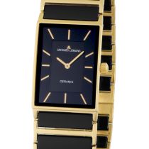 Jacques Lemans 1-1651D York Keramik Damenuhr 20mm 5ATM