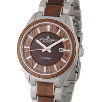 Jacques Lemans 1-2116H Eco Power Wood Herrenuhr 40mm 10ATM