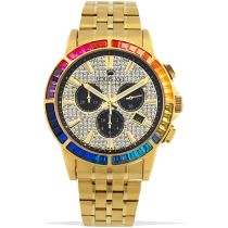Louis XVI LXVI1120 Majeste Iced Out Chronograph Herrenuhr 43mm 5ATM