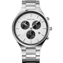 Bering 11743-704 Classic Titanium Chronograph Herrenuhr 40mm 5ATM