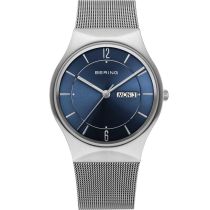 Bering 11938-003DD Classic Herrenuhr Day-Date 38mm 3ATM