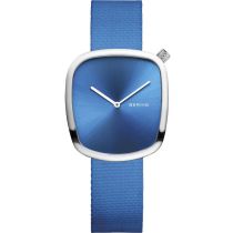Bering 18034-308 Damenuhr Pebble 34mm 3ATM
