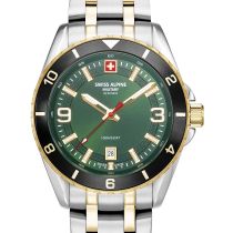 Swiss Alpine Military 7034.1148 Herrenuhr Sierra bicolor schwarz 42mm 10ATM