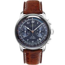 Zeppelin 7614-3 Chronograph LZ126 Los Angeles Herrenuhr 43mm 5ATM