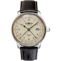 Zeppelin 7668-5 Los Angeles LZ126 Automatik GMT 43mm 5ATM