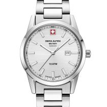 Swiss Alpine Military 7767.1132 Damenuhr Argos silber 34mm 10ATM