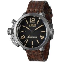U-Boat 8807 Capsule 50 mm SS BK BE Automatik Herrenuhr 10ATM