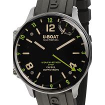 U-Boat 8838/A Capsoil Doppiotempo SS GMT Herrenuhr 45mm 10ATM
