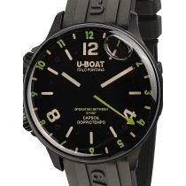 U-Boat 8840/B Capsoil Doppiotempo DLC GMT Herrenuhr 45mm 10ATM