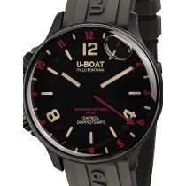U-Boat 8841 Capsoil Doppiotempo DLC GMT Herrenuhr 45mm 10ATM