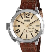 U-Boat 8892 Classico Tungsteno Beige Automatik Herrenuhr 42mm 10ATM