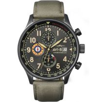 AVI-8 AV-4011-0E Hawker Hurricane Chronograph Herrenuhr 42mm 5ATM