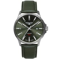 Bauhaus 2864-4 Herrenuhr Aviation Automatik Titanium 42mm 10ATM