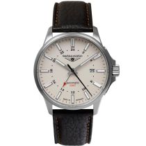 Bauhaus 2868-5 Herrenuhr Aviation Automatik Titanium 42mm 10ATM