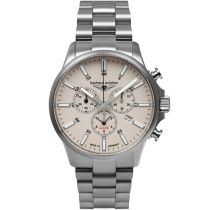 Bauhaus 2880M-5 Herrenuhr Aviation Chrono Titanium 42mm 10ATM