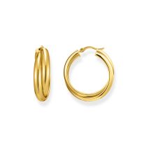 Thomas Sabo CR738-413-39 Bold - Vergoldete Creolen 27,0 mm verschlungenes Design Damen