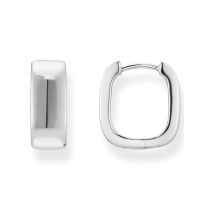 Thomas Sabo CR744-001-21 Bold - Silberne Creolen in eckiger Form 16,5 mm Damen