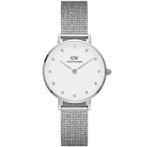 Daniel Wellington DW00100602 Damenuhr Petite Lumine Pressed Sterling 28mm 3ATM