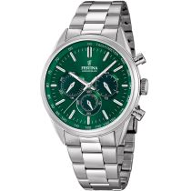 Festina F16820/R Timeless Chronograph Herrenuhr 44mm 5ATM