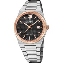Festina F20030/3 Herrenuhr Swiss Made Rivé Automatik 40mm 10ATM 