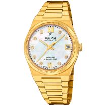 Festina F20033/1 Damenuhr Swiss Made Rivé Automatik 35mm 10ATM 