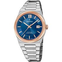 Festina F20036/2 Herrenuhr Swiss Made Rivé 40mm 10ATM 