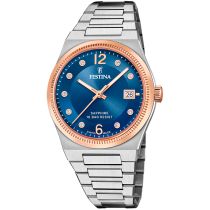 Festina F20037/2 Damenuhr Swiss Made Rivé 35mm 10ATM 