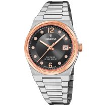 Festina F20037/3 Damenuhr Swiss Made Rivé 35mm 10ATM 