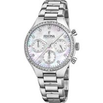 Festina F20401/1 Boyfriend Chronograph Damenuhr 36mm 5ATM