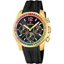 Festina F20650/3 Boyfriend Chronograph Damenuhr 38mm 10ATM