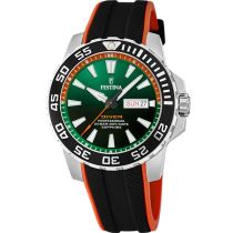Festina F20662/2 Herrenuhr Professional Diver Day-Date 45mm 20ATM