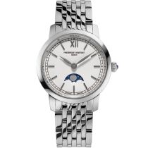 Frederique Constant FC-206SW1S6B Damenuhr Classic Slimline Mondphase 30mm 3ATM 