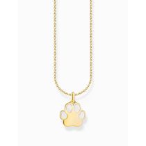 Thomas Sabo KE2266-427-14-L45V Vergoldete Kette mit Pfotenanhänger Damen