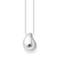 Thomas Sabo KE2281-001-21-L50V Bold - Silberne Kette mit Anhänger in Tropfenform 40-45 cm Damen