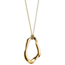 Thomas Sabo KE2319-413-39-L70 Kette mit Anhänger Natural Beauty vergoldet Damen