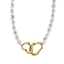 Thomas Sabo KE2321-430-14-L50V Perlenkette Natural Beauty vergoldet Damen