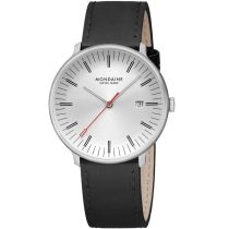 Mondaine MLE.41210.LBV Herrenuhr Doppio 41mm 5ATM 