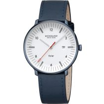 Mondaine MLE.41910.LQV Herrenuhr Doppio Solar 41mm 5ATM 