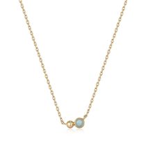 ANIA HAIE N045-02G-AM Spaced Out Damen Halskette, verstellbar