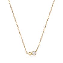 ANIA HAIE N045-02G-CZ Spaced Out Damen Halskette, verstellbar
