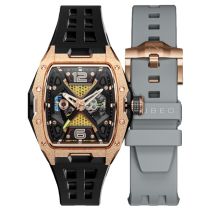 Nubeo NB-6078-07 Herrenuhr Davinci Automatik Limited 46mm 5ATM
