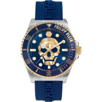 Philipp Plein PWOAA0222 The $kull Diver Herrenuhr 44mm 10ATM