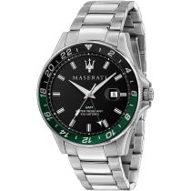 Maserati R8853140005 Sfida GMT Herrenuhr 44mm 10ATM