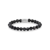 Rebel & Rose Armband Matt Grey Seduction RR-80025-S-M Herren