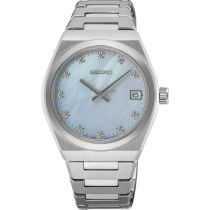 Seiko SUR603P1 Damenuhr Classic Diamant 34mm 10ATM 