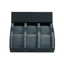 Rothenschild RS-3178-6-BL-GY Uhren Aufbewahrungsbox schwarz-grau [6]