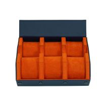 Rothenschild RS-3178-6-BLU-ORG Uhren Aufbewahrungsbox blau-orange [6]